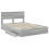 Berkfield Storage Bed Grey Sonoma 150 x 200 cm Engineered Wood 5
