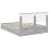 Berkfield Storage Bed Grey Sonoma 150 x 200 cm Engineered Wood 6