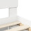 Berkfield Bed Frame with Headboard White 90 x 190 cm Solid Pine Wood 6