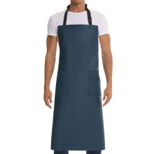 Waterproof Vinyl Apron Heavy Duty Industrial Design Dark Blue Easy Clean Tear‑Resistant One Size