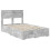 Berkfield Bed Frame Concrete Grey 120 x 190 cm Engineered Wood 4