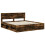 Berkfield Bed Frame Smoked Oak 180 x 200 cm Solid Pine Wood 4