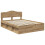 Berkfield Bed Frame Artisian Oak 150 x 200 cm Solid Pine Wood 4