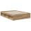 Berkfield Bed Frame Artisian Oak 135 x 190 cm Solid Pine Wood 5