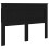 Berkfield Bed Frame with Headboard Black 140 x 190 cm Solid Pine Wood 5
