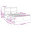 Berkfield Bed Frame with Headboard Black 140 x 190 cm Solid Pine Wood 7