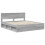Berkfield Bed Frame Grey Sonoma 180 x 200 cm Solid Pine Wood 4