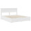 Berkfield Bed Frame with Headboard White 180 x 200 cm Engineered Wood 4