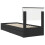 Berkfield Storage Bed with Headboard Black 75 x 190 cm Engineered Wood 6