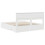 Berkfield Bed Frame with Headboard White 180 x 200 cm Engineered Wood 6