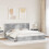 Berkfield Storage Bed Concrete Grey 200 x 200 cm Engineered Wood 3