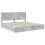 Berkfield Storage Bed Concrete Grey 200 x 200 cm Engineered Wood 4