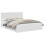 Berkfield Storage Bed with Headboard White 160 x 200 cm Engineered Wood 2