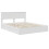 Berkfield Storage Bed with Headboard White 160 x 200 cm Engineered Wood 4
