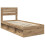Berkfield Bed Frame Artisian Oak 100 x 200 cm Solid Pine Wood 4