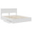 Berkfield Storage Bed with Headboard White 160 x 200 cm Engineered Wood 5