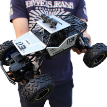 RC Rock Crawler 4WD Speed OffRoad Truck, 2.4GHz Waterproof Remote Control Car for Boys