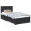 Berkfield Bed Frame Black and Silver 100 x 200 cm Engineered Wood 2