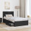 Berkfield Bed Frame Black and Silver 100 x 200 cm Engineered Wood 3
