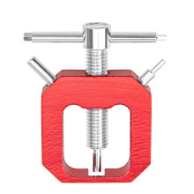 RC Gear Puller Pinion Gear Remover CNC Aluminum Tool for 1/8 1/10 RC Cars Universal Safe Removal (Red)