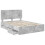 Berkfield Bed Frame with Drawer Concrete Grey 160 x 200 cm Engineer Wood 5