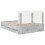 Berkfield Bed Frame with Drawer Concrete Grey 160 x 200 cm Engineer Wood 6