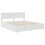 Berkfield Bed Frame with Headboard White 180 x 200 cm Engineered Wood 4