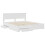 Berkfield Bed Frame with Headboard White 180 x 200 cm Engineered Wood 5