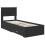 Berkfield Bed Frame Black and Silver 75 x 190 cm Engineered Wood 4