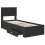 Berkfield Bed Frame Black and Silver 75 x 190 cm Engineered Wood 5
