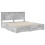 Berkfield Bed Frame Concrete Grey 180 x 200 cm Engineered Wood 4