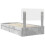 Berkfield Storage Bed Concrete Grey 90 x 190 cm Engineered Wood 6