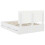 Berkfield Bed Frame with Drawer White 150 x 200 cm Engineer Wood 6