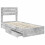 Berkfield Storage Bed Concrete Grey 90 x 190 cm Engineered Wood 5