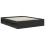 Berkfield Bed Frame with Headboard Black 160 x 200 cm Solid Pine Wood 5