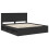 Berkfield Bed Frame with Headboard Black 180 x 200 cm Solid Pine Wood 4