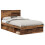 Berkfield Bed Frame with Headboard Old Wood 120 x 190 cm Solid Pine Wood 2