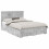 Berkfield Bed Frame Concrete Grey 135 x 190 cm Engineered Wood 2