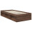 Berkfield Bed Frame with Headboard Brown Oak 90 x 190 cm Solid Pine Wood 5