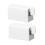 2pcs Wall Mounted Automatic Toothpaste Dispenser and Squeezer Set for Bathroom, Easy Installation 1
