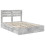 Berkfield Storage Bed Concrete Grey 150 x 200 cm Engineered Wood 4