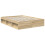 Berkfield Bed Frame Sonoma Oak 150 x 200 cm Solid Pine Wood 5