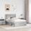 Berkfield Bed Frame with Headboard Concerte 120 x 190 cm Solid Pine Wood 3