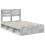 Berkfield Bed Frame with Headboard Concerte 120 x 190 cm Solid Pine Wood 4