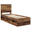 Berkfield Bed Frame with Headboard Old Wood 75 x 190 cm Solid Pine Wood 4