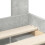 Berkfield Bed Frame Concerte Grey 135 x 190 cm Solid Pine Wood 6