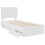Berkfield Bed Frame with Drawer White 75 x 190 cm Engineer Wood 5