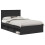 Berkfield Bed Frame with Headboard Black 120 x 200 cm Solid Pine Wood 2