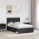 Berkfield Bed Frame with Headboard Black 120 x 200 cm Solid Pine Wood 3