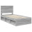 Berkfield Bed Frame Grey Sonoma 100 x 200 cm Solid Pine Wood 4